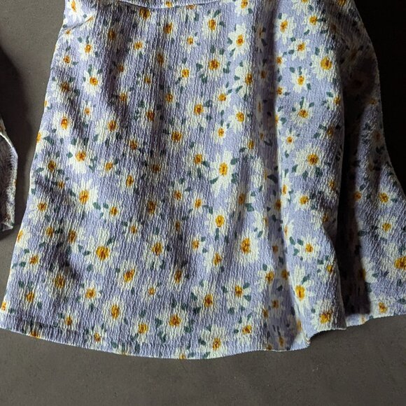 Zara Kids | TEXTURED FLORAL SKORT | 13-14 years - Picture 3 of 15